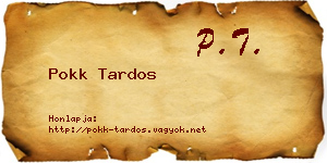Pokk Tardos névjegykártya